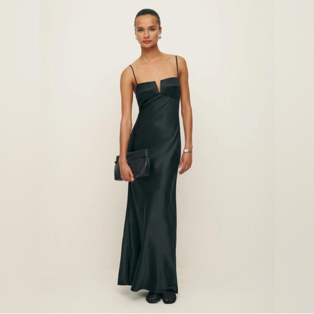 Reformation Brie Silk Dress